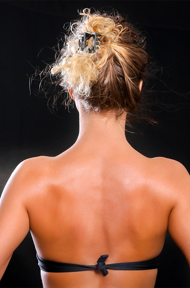 spray tanning application process